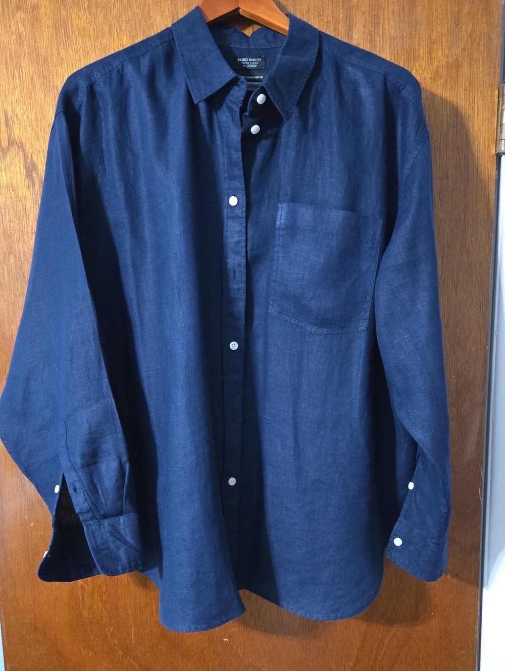 JCrew Oversized Linen Shirt